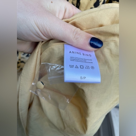 ANINE BING Peyton Dress in Painterly Leo Multi in Size Small NEW - Picture 14 of 14